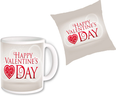 

PhotogiftsIndia Cushion, Mug Gift Set