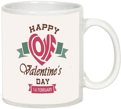 

AllUPrints Mind-blowing Valentines Day Gift White Ceramic Mug(325 ml)