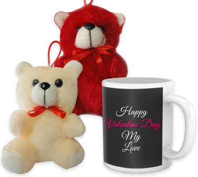 

Tied Ribbons Mug, Soft Toy Gift Set