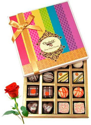 

Chocholik Artificial Flower Gift Set