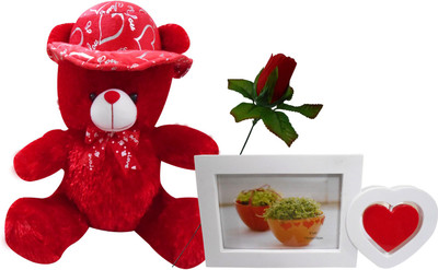 

Saugat Traders Soft Toy, Photoframe Gift Set