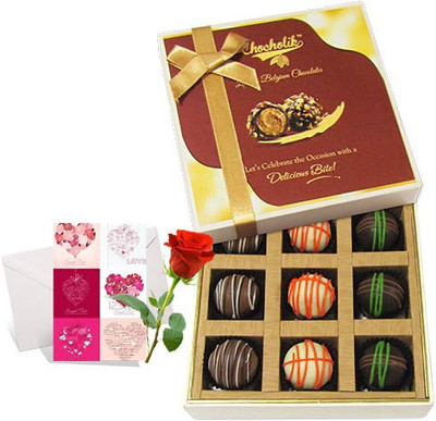 

Chocholik Greeting Card Gift Set