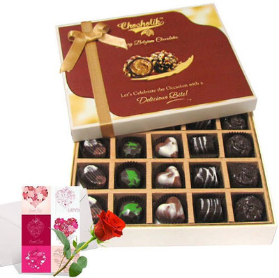 

Chocholik Greeting Card Gift Set