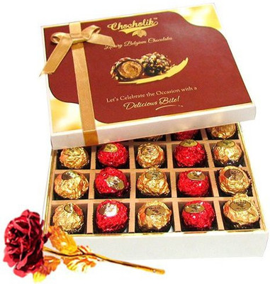 

Chocholik Artificial Flower Gift Set