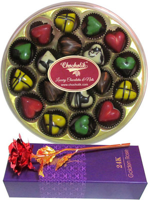 

Chocholik Artificial Flower Gift Set