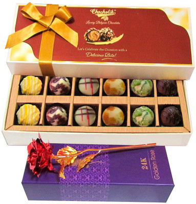 

Chocholik Artificial Flower Gift Set