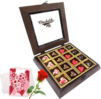 

Chocholik Greeting Card Gift Set