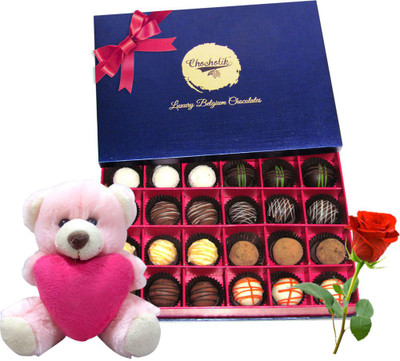 

Chocholik Artificial Flower Gift Set
