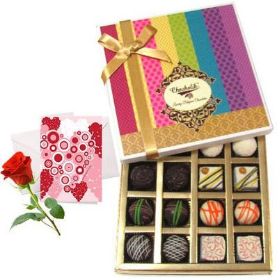 

Chocholik Greeting Card Gift Set