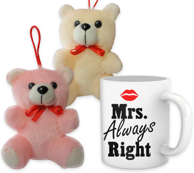 

Tied Ribbons Mug, Soft Toy Gift Set