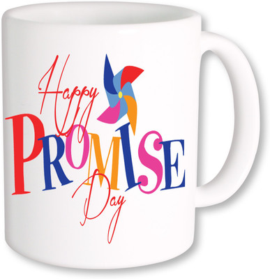 

PhotogiftsIndia Happy Promise Day 04 Ceramic Mug(325 ml), Multicolor
