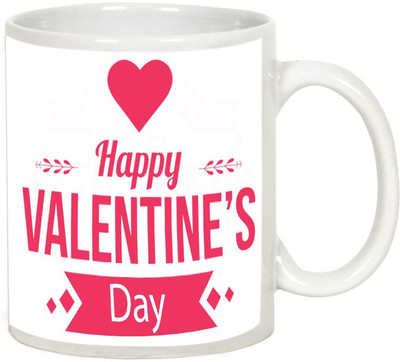 

AllUPrints Be Lovely And Love Me White Ceramic Mug(325 ml)