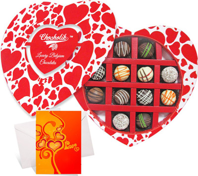 

Chocholik Greeting Card Gift Set