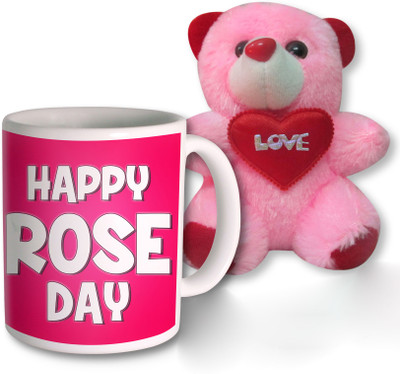 

PhotogiftsIndia Mug, Soft Toy Gift Set