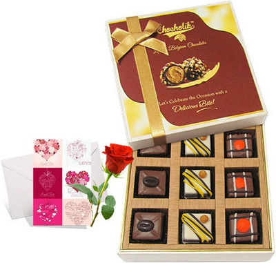

Chocholik Greeting Card Gift Set