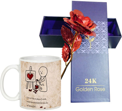 

AllUPrints Artificial Flower Gift Set