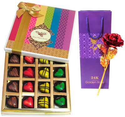

Chocholik Artificial Flower Gift Set