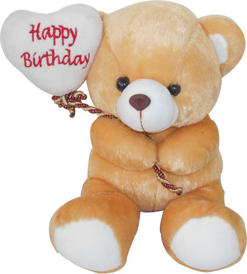 Saugat Traders Happy Birthday Teddy 30 cm Brown, White Saugat Traders Soft Toys