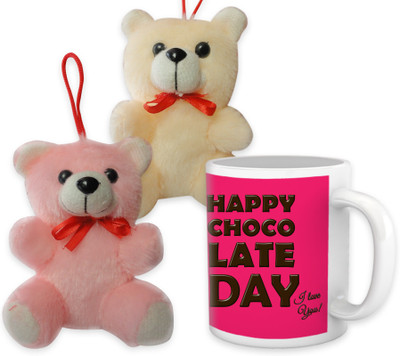 

Tied Ribbons Mug, Soft Toy Gift Set