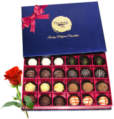

Chocholik Artificial Flower Gift Set