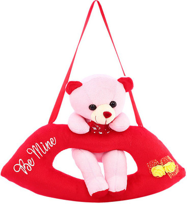 

DealBindaas Lip Cute Bear Valentine Stuff Teddy Pink - 280 mm(Pink)