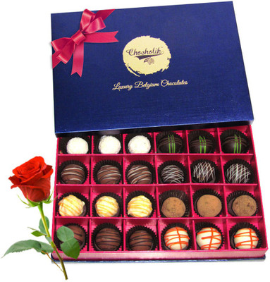 

Chocholik Artificial Flower Gift Set