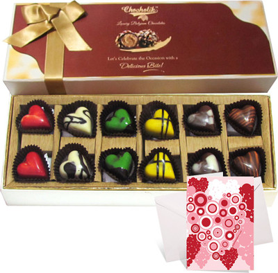 

Chocholik Greeting Card Gift Set