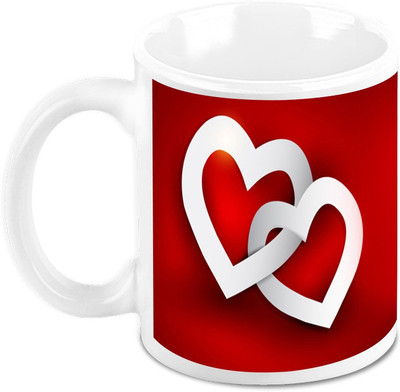 

Homesogood Stay Bonded On Valentine's Day Ceramic Mug(325 ml)