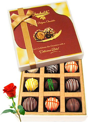

Chocholik Artificial Flower Gift Set