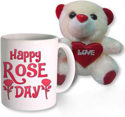 

PhotogiftsIndia Mug, Soft Toy Gift Set