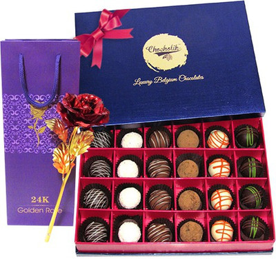 

Chocholik Artificial Flower Gift Set