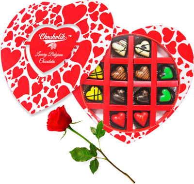 

Chocholik Artificial Flower Gift Set