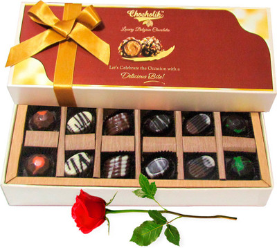 

Chocholik Artificial Flower Gift Set
