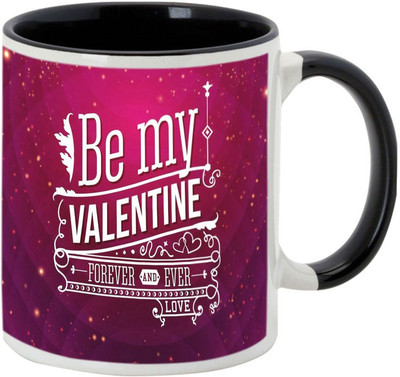 

AllUPrints Amazing Gift For My Love On Valentines Day Black Ceramic Mug(325 ml)