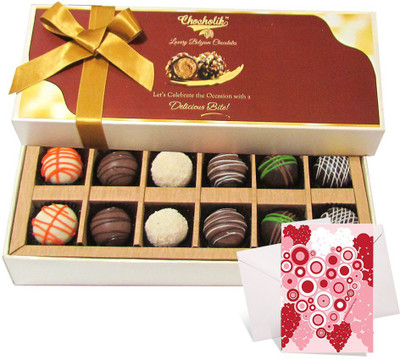 

Chocholik Greeting Card Gift Set