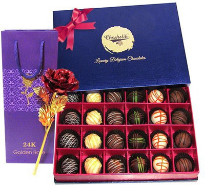 

Chocholik Artificial Flower Gift Set