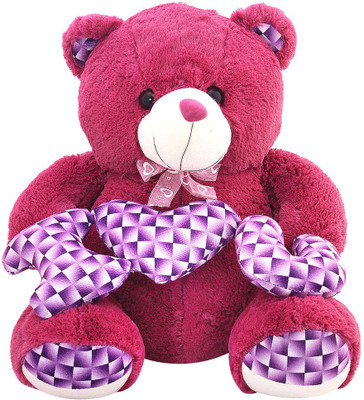 

DealBindaas Ilu Bear Valentine Stuff Teddy 50 Cms - 500 mm(Purple)