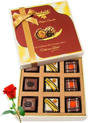 

Chocholik Artificial Flower Gift Set