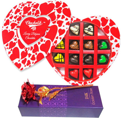 

Chocholik Artificial Flower Gift Set