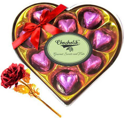 

Chocholik Artificial Flower Gift Set