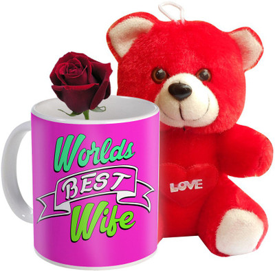 

SKY TRENDS Artificial Flower Gift Set