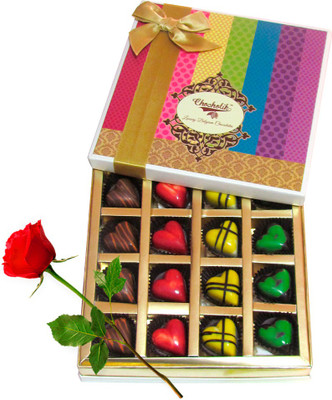 

Chocholik Artificial Flower Gift Set