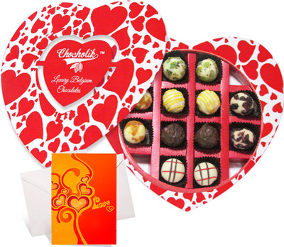 

Chocholik Greeting Card Gift Set
