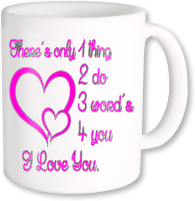 

PhotogiftsIndia happy valentine day 277 Ceramic Mug(325 ml), Multicolor