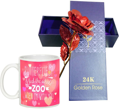 

AllUPrints Artificial Flower Gift Set