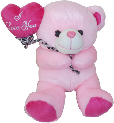

Saugat Traders Happy Birthday Teddy - 30 cm(Pink, White)