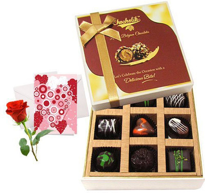 

Chocholik Greeting Card Gift Set