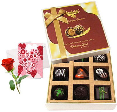 

Chocholik Greeting Card Gift Set