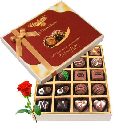 

Chocholik Artificial Flower Gift Set