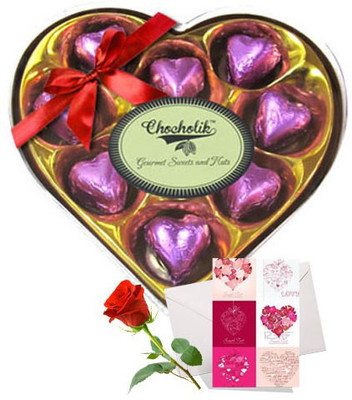 

Chocholik Greeting Card Gift Set